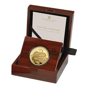 2025 英國生肖蛇年 1oz 金幣｜The Royal Mint Shēngxiào 系列（Gold Proof）